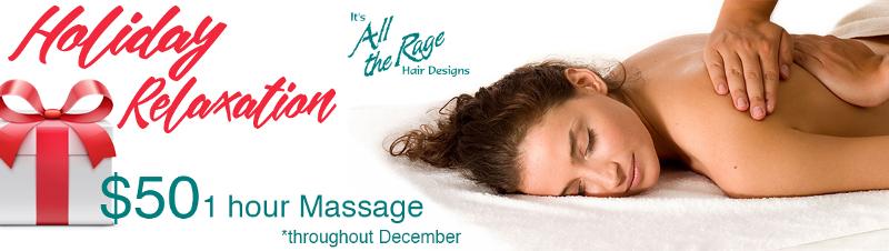 Holiday Massage specials now available